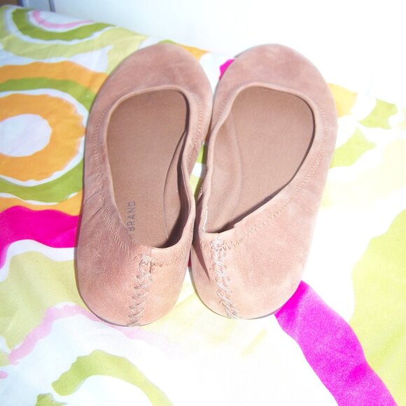 Lucky Brand Tan Flats Sz 9 - Picture 4 of 5